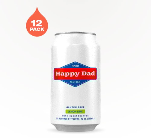 Happy Dad Lemon Lime Seltzer 12 Cans (12oz)