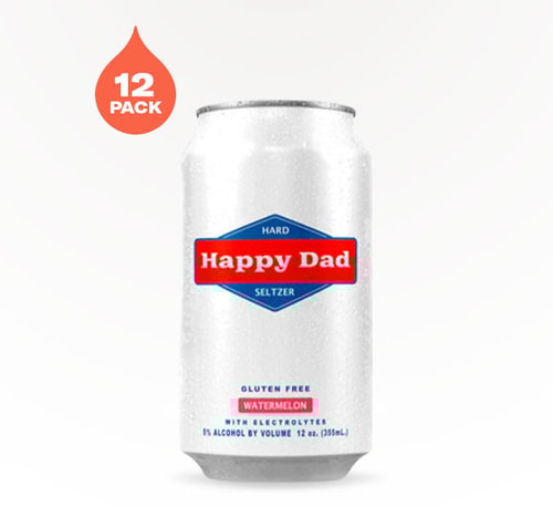 Happy Dad Watermelon Seltzer 12 Cans (12oz)