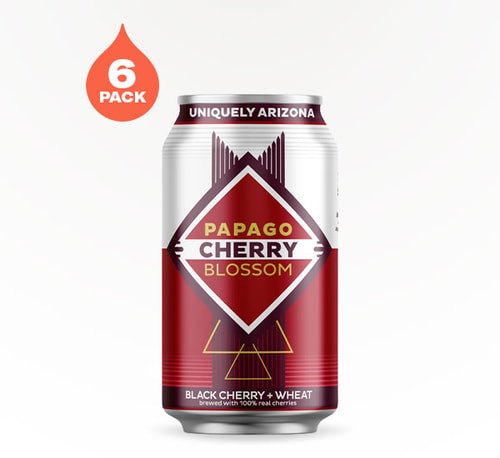 Huss Brewing Papago Cherry Blossom Wheat Beer 6 Cans (12oz)