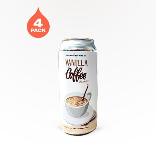 Ingenious Brewing Vanilla Coffee Cream Ale 4 Pack 16oz