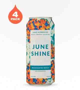 JuneShine Hard Kombucha Backcountry Booch 4 Cans 16 oz