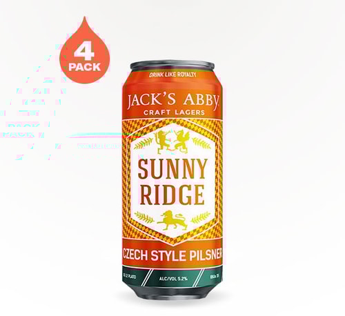 Jack's Abby Craft Lagers Sunny Ridge Pilsner 4 Pack (16oz)