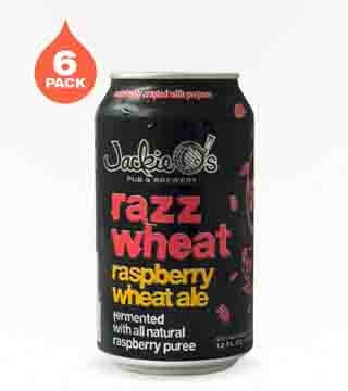 Jackie O's Brewery Razz Wheat Beer 6 Cans (12oz)