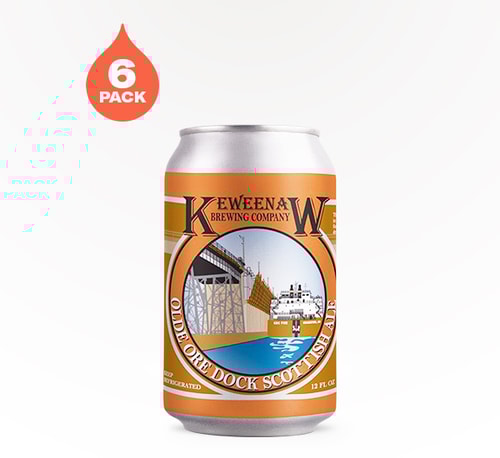 Keweenaw Brewing Olde Ore Dock Scottish Ale 6 Cans (12oz)