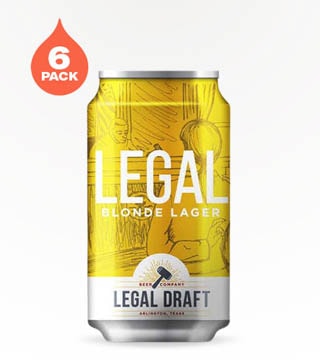 Legal Draft Beer Legal Blonde Ale 6 Cans (12oz)
