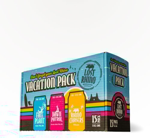 Lost Rhino Brewing Don't Forget Your Lost Rhino Vacation Pack 15 Cans (12oz)