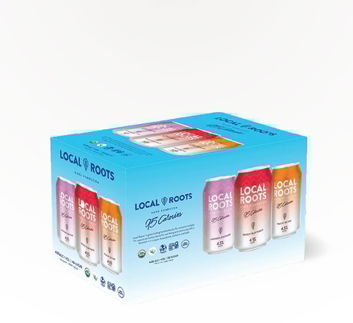Local Roots Hard Kombucha 95 Calorie Variety Pack 6 Cans (12oz)