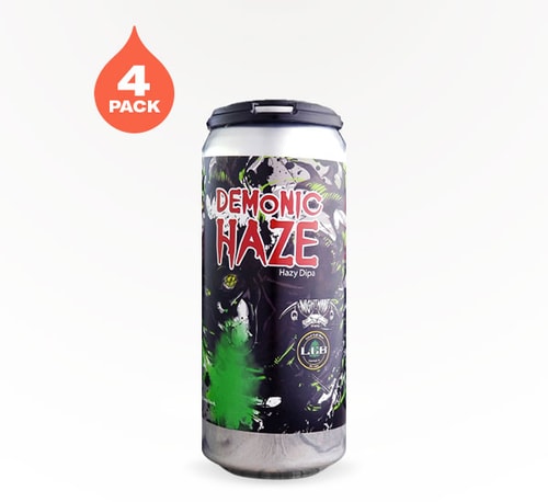 Local Craft Beer Demonic Haze Double IPA 4 Pack (16oz)