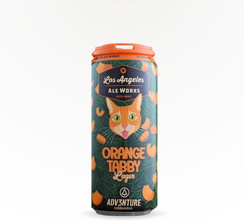 Los Angeles Ale Works Orange Tabby Lager 16oz (Can)