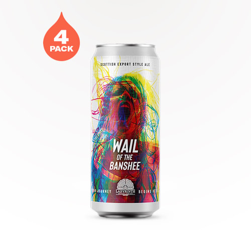 Labyrinth Brewing Wail of the Banshee Ale 4 Pack 16oz