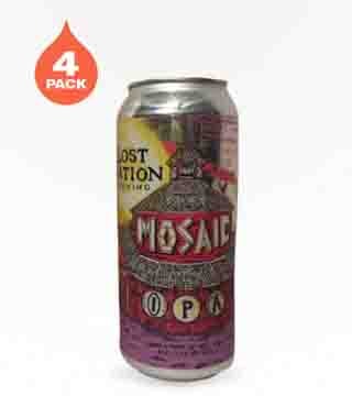 Lost Nation Brewing Mosaic IPA 4 Cans 16 oz