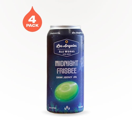 Los Angeles Ale Works Midnight Frisbee IPA 4 Pack (16oz)