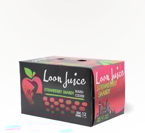 Loon Juice Strawberry Shandy Hard Cider 6 Cans (12oz)