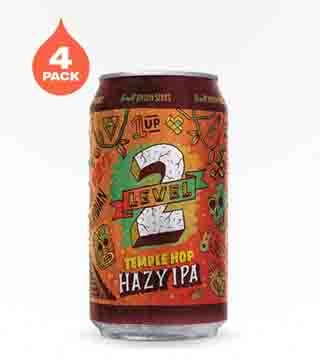 Lakewood Brewing Level 2 Temple Hop IPA 4 Cans 12 oz