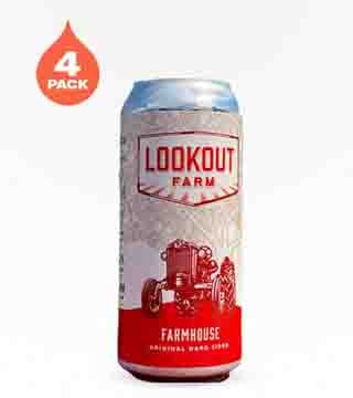 Lookout Farm Farmhouse Original Hard Cider 4 Cans 12 oz