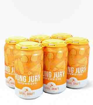 Legal Draft Beer Hung Jury Hefeweizen 6 Cans (12oz)