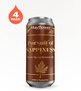 Mayflower Brewing Pursuit of Sappiness Brown Ale 4 Cans 16 oz