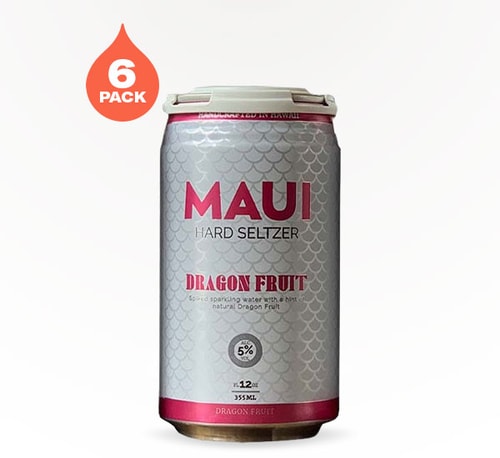 Maui Brewing Dragonfruit Hard Seltzer 6 Cans (12oz)