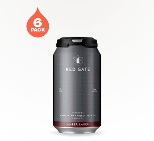 Manhattan Project Beer Red Gate Amber Lager 6 Cans (12oz)
