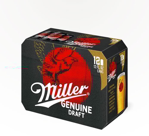 Miller Genuine Draft Light Lager 12 Cans (12oz)