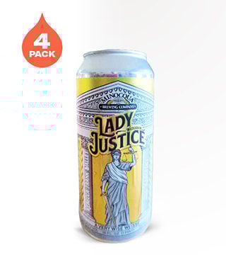Minocqua Brewing Lady Justice Weissbier 4 cans 16 oz