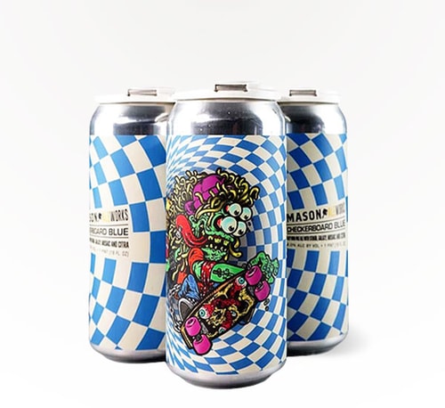 Mason Ale Works Checkerboard Blue Double IPA 4 Pack (16oz)