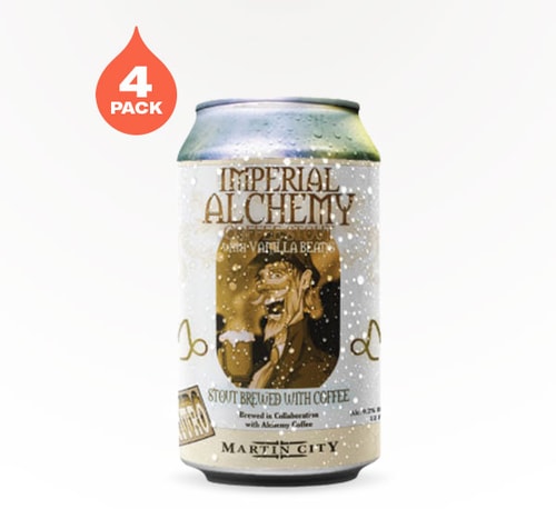 Martin City Brewing Bourbon Barrel Imperial Vanilla Alchemy Coffee Stout 4 Cans (12oz)