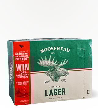 Moosehead Canadian Lager 12 Cans 12 oz