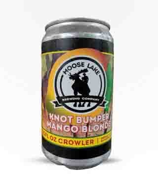 Moose Lake Brewing Knot Bumper Mango Blonde Ale 25 oz Can