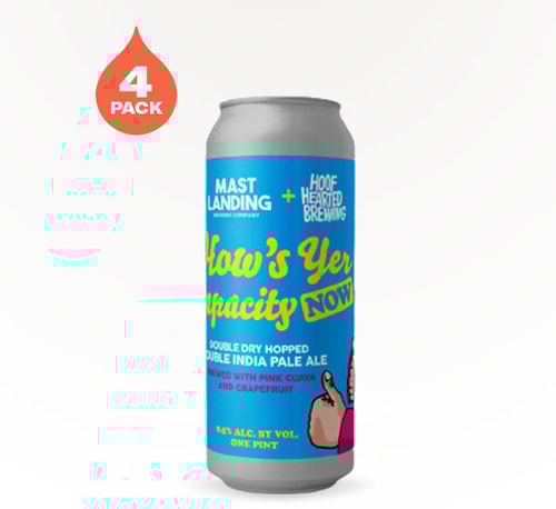 Mast Landing Brewing How's Yer Capacity Now? Double IPA 4 Pack (16oz)