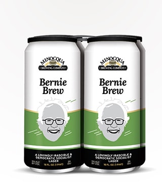 Minocqua Brewing Bernie Brew Lager 4 cans 16 oz