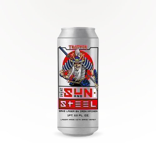 Maiden Brews x Robinsons Brewery Trooper Sun and Steel Saké Lager 16oz Can
