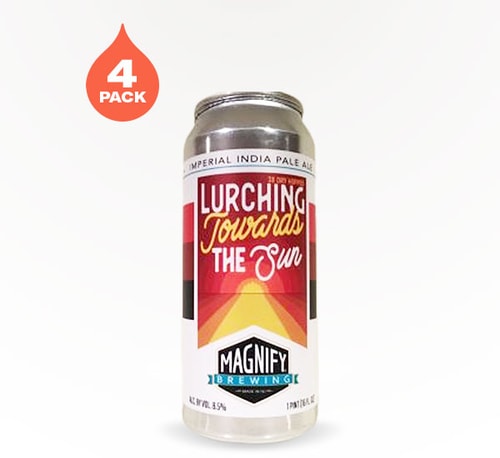 Magnify Brewing Lurching Towards The Sun Double IPA 4 Pack 16oz