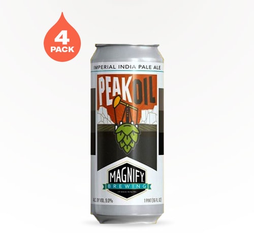 Magnify Brewing Peak Oil Double IPA 4 Pack 16oz
