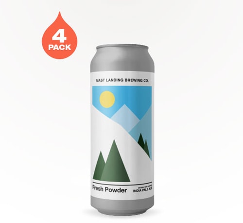 Mast Landing Brewing Fresh Powder Double IPA 4 Pack (16oz)