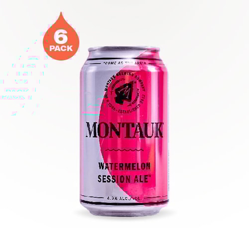 Montauk Brewing Watermelon Session Ale 6 Cans (12oz)