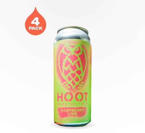 Night Shift Brewing Hoot Raspberry Lime Hard Seltzer 4 Pack (16oz)
