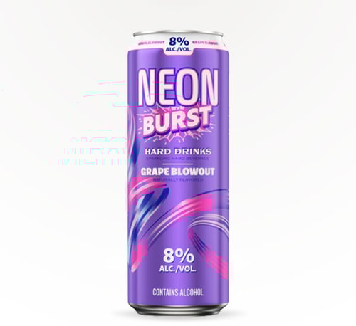 Neon Burst Hard Drinks Grape Blowout 24oz (Can)