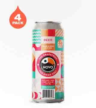 Novo Brazil Brewing The Grapefruit Double IPA 4 Cans 16 oz