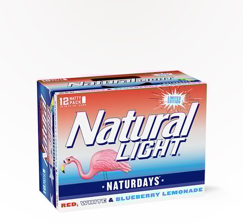 Natural Light Naturdays Red, White, Blueberry Lemonade Light Lager 12 Cans (12oz)