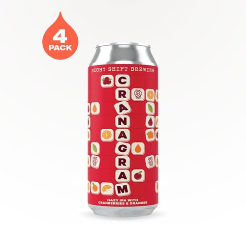 Night Shift Brewing Cranagram IPA 4 Pack (16oz)