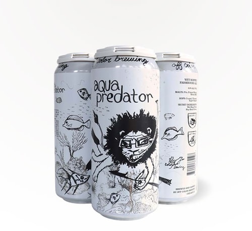 Off Color Brewing Aqua Predator Farmhouse Ale 4 Pack (16oz)