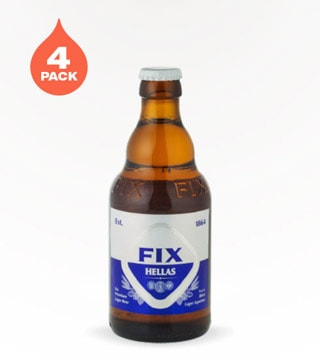 Olympic Brewery Fix Hellas Lager 4 Bottles 11.2 oz