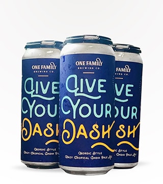 One Family Brewing Live Your Dash Hazy Tropical IPA 4 cans 16 oz