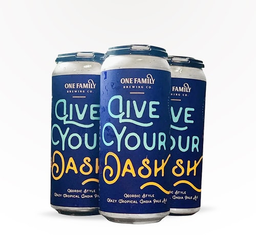 One Family Brewing Live Your Dash Hazy Tropical IPA 4 Pack 16oz