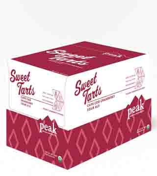 Peak Organic Brewing Sweet Tarts Cranberry Sour Ale 6 Cans (12oz)