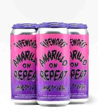 Pipeworks Brewing Amarillo On Repeat Hazy IPA 4 cans 16 oz