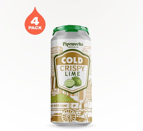 Pipeworks Brewing Cold Crispy Lime Lager 4 Pack (16oz)