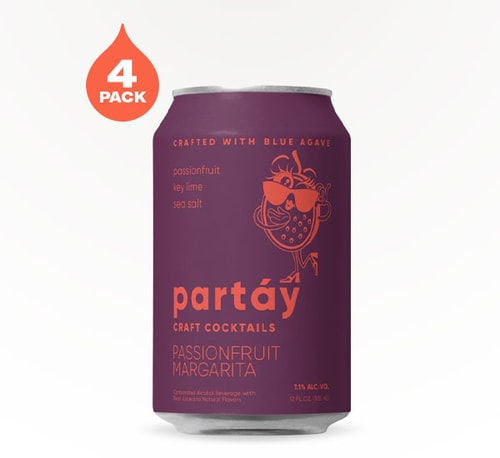 Partáy Passionfruit Margarita 4 Cans (12oz)