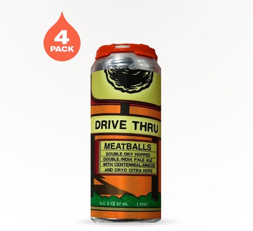 Pipeworks Brewing Drive Thru Meatballs Double IPA 4 Pack (16oz)